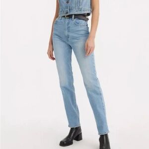 Levi’s 70s high Slim Straight Jeans in Light her up